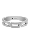 Anillo con cadena Heritage D-Link de acero inoxidable Anillo con cadena Heritage D-Link de acero inoxidable