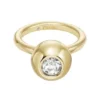 Anillo con centro de latón dorado de Bright Baubles Anillo con centro de latón dorado de Bright Baubles