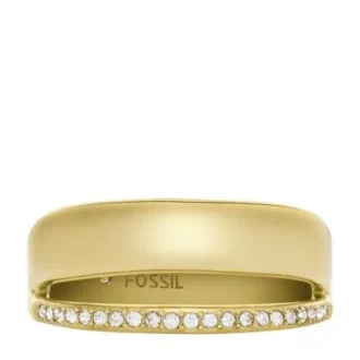 Anillo de acero inoxidable dorado Archival Glitz