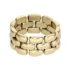 Anillo de acero inoxidable dorado Arden Watch Links Anillo de acero inoxidable dorado Arden Watch Links