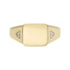 Anillo de sello Ellis de acero inoxidable dorado Anillo de sello Ellis de acero inoxidable dorado