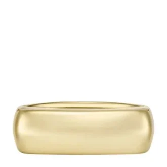 Anillo de sello Heritage D-Link Glitz en acero inoxidable dorado