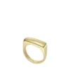 Anillo de sello Heritage D-Link Glitz en acero inoxidable dorado Anillo de sello Heritage D-Link Glitz en acero inoxidable dorado