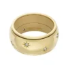 Anillo Fidget Band Sadie Shine Bright de acero inoxidable dorado Anillo Fidget Band Sadie Shine Bright de acero inoxidable dorado