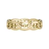 Anillo Heritage D-Link de acero inoxidable en tono dorado Anillo Heritage D-Link de acero inoxidable en tono dorado