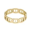 Anillo Heritage D-Link de acero inoxidable en tono dorado Anillo Heritage D-Link de acero inoxidable en tono dorado