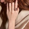 Anillo reloj Raquel Dos agujas Acero inoxidable tono oro rosa Anillo reloj Raquel Dos agujas Acero inoxidable tono oro rosa
