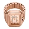 Anillo reloj Raquel Dos agujas Acero inoxidable tono oro rosa Anillo reloj Raquel Dos agujas Acero inoxidable tono oro rosa
