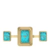 Anillo reloj Raquel Reloj de acero inoxidable dorado con dos agujas Anillo reloj Raquel Reloj de acero inoxidable dorado con dos agujas