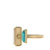 Anillo reloj Raquel Reloj de acero inoxidable dorado con dos agujas Anillo reloj Raquel Reloj de acero inoxidable dorado con dos agujas