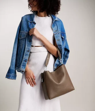 Bolso bandolera de cuero Jessie