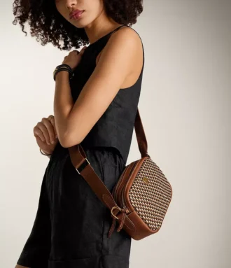 Bolso bandolera de piel Danni
