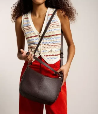 Bolso bandolera de piel Jolie