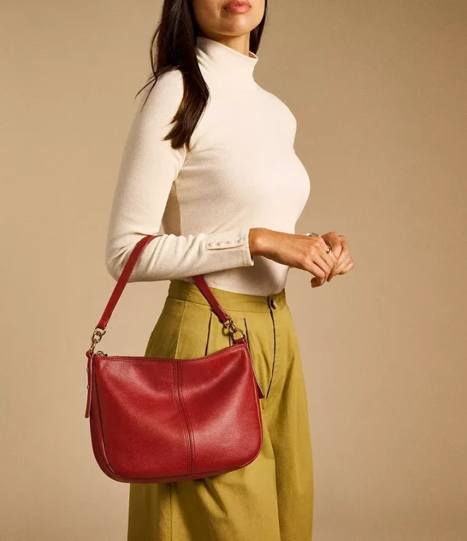 Bolso bandolera de piel Jolie Bolso bandolera de piel Jolie