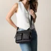 Bolso bandolera de piel Maysen Bolso bandolera de piel Maysen