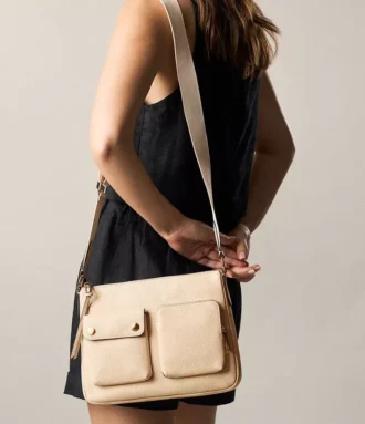 Bolso bandolera de piel Maysen