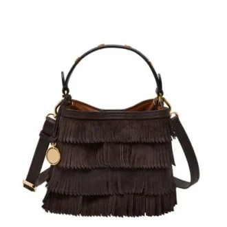 Bolso bandolera pequeño de cuero Jessie