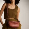 Bolso bandolera pequeño de piel Jolie