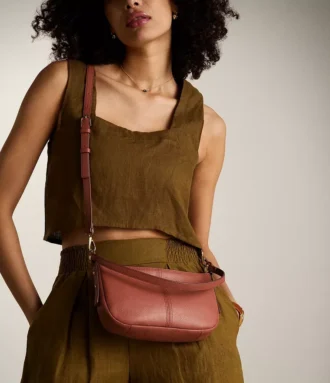 Bolso bandolera pequeño de piel Jolie Bolso bandolera pequeño de piel Jolie