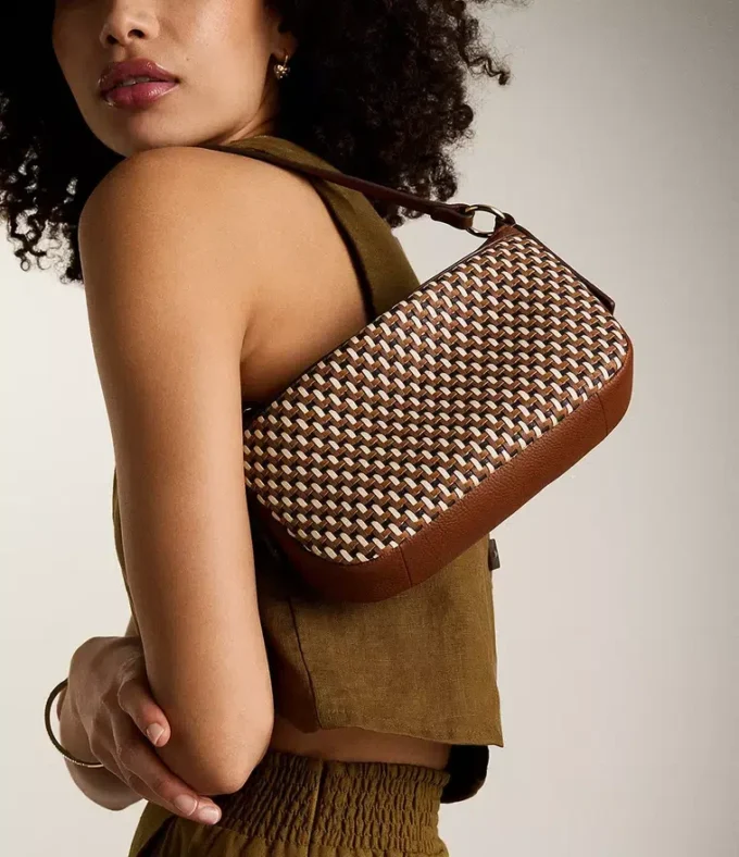 Bolso bandolera pequeño de piel Jolie
