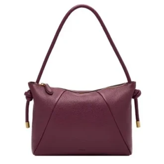 Bolso de hombro de piel Willa