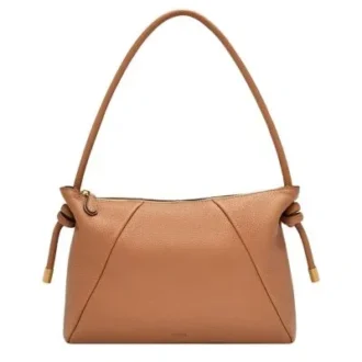 Bolso de hombro de piel Willa