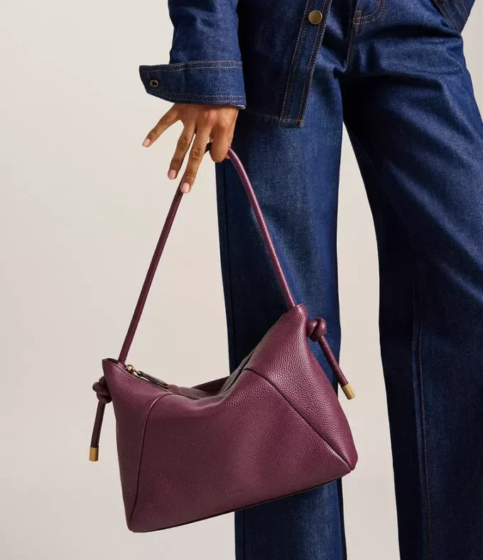 Bolso de hombro de piel Willa Bolso de hombro de piel Willa