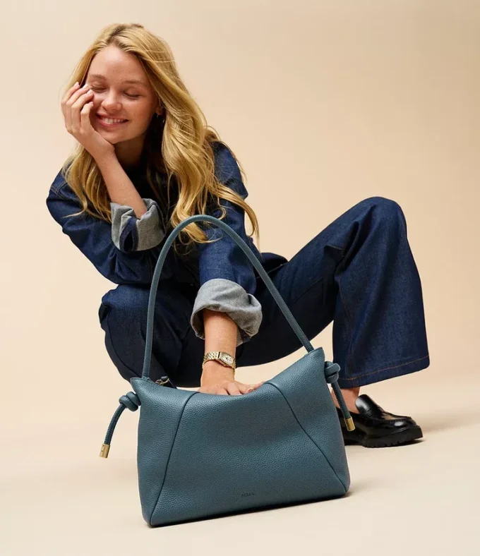 Bolso de hombro de piel Willa Bolso de hombro de piel Willa