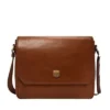Bolso mensajero de piel Hayes