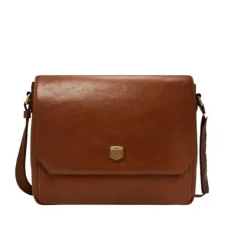 Bolso mensajero de piel Hayes