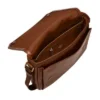 Bolso mensajero de piel Hayes
