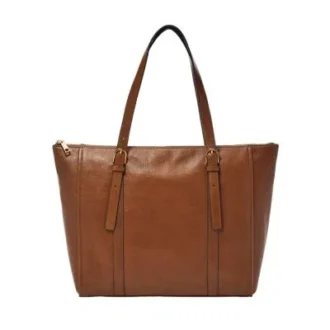 Bolso tote de piel Carlie