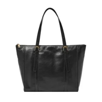 Bolso tote de piel Carlie