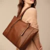 Bolso tote de piel Carlie Bolso tote de piel Carlie