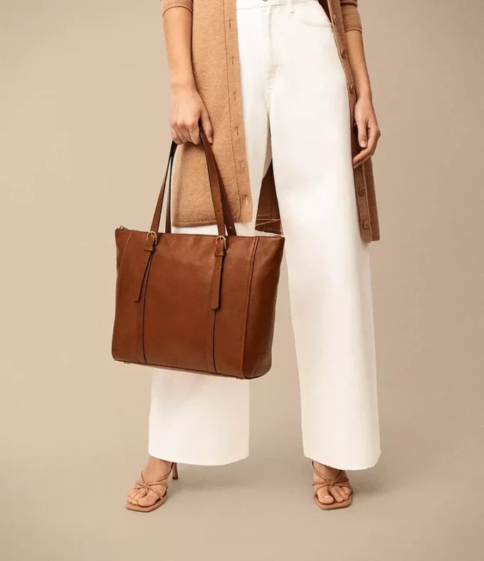 Bolso tote de piel Carlie Bolso tote de piel Carlie