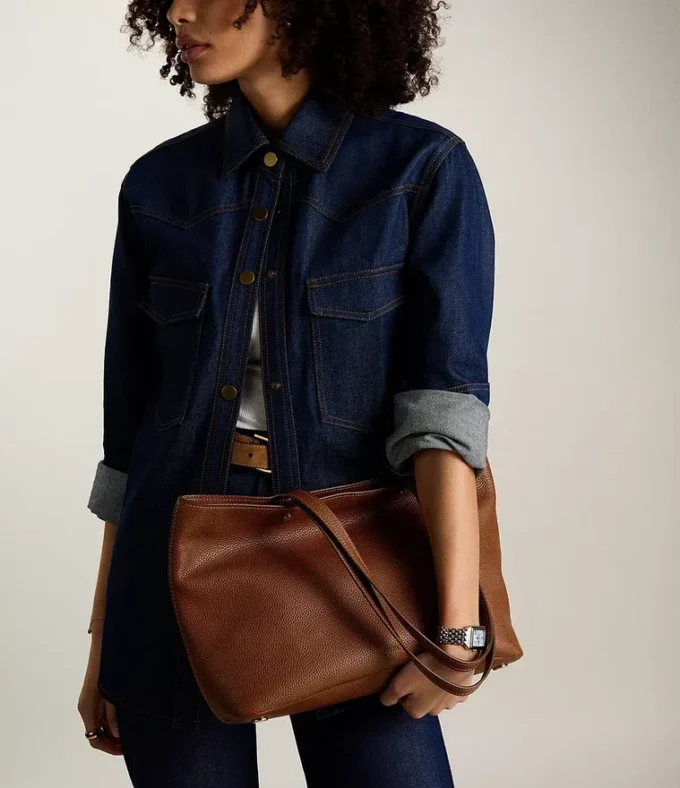 Bolso tote Jessie con cremallera superior Bolso tote Jessie con cremallera superior
