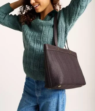 bolso tote tejido jessie 2 330x383 - Bolso tote tejido Jessie