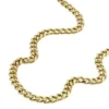 Cadenas Ellis Core Collar de cadena de acero inoxidable dorado Cadenas Ellis Core Collar de cadena de acero inoxidable dorado