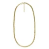 Cadenas Ellis Core Collar de cadena de acero inoxidable dorado Cadenas Ellis Core Collar de cadena de acero inoxidable dorado
