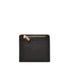 Cartera pequeña de doble pliegue RFID de cuero Logan