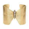 Colección Butterfly Pulsera tipo brazalete de acero inoxidable dorado Colección Butterfly Pulsera tipo brazalete de acero inoxidable dorado