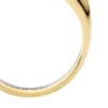 Colección Ellis Domed Anillo apilable de acero inoxidable en dos tonos Colección Ellis Domed Anillo apilable de acero inoxidable en dos tonos