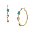 Colección Good Luck Pendientes de aro de acero inoxidable dorado Colección Good Luck Pendientes de aro de acero inoxidable dorado