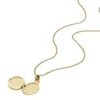 Colección Sadie Locket Collar con colgante de acero inoxidable dorado Colección Sadie Locket Collar con colgante de acero inoxidable dorado