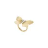 Colección Sutton Butterfly Anillo central focal de acero inoxidable dorado Colección Sutton Butterfly Anillo central focal de acero inoxidable dorado
