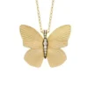 Colección Sutton Butterfly Collar con colgante de acero inoxidable dorado Colección Sutton Butterfly Collar con colgante de acero inoxidable dorado