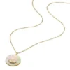 Collar con colgante de acero inoxidable chapado en oro Sutton Evil Eye Collar con colgante de acero inoxidable chapado en oro Sutton Evil Eye
