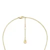 Collar con colgante de acero inoxidable dorado Harlow Collar con colgante de acero inoxidable dorado Harlow