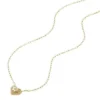 Collar con colgante de corazón de acero inoxidable dorado Sadie All My Love Collar con colgante de corazón de acero inoxidable dorado Sadie All My Love