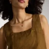Collar con colgante de corazón de malaquita reconstituida Sutton Modern Meadows Collar con colgante de corazón de malaquita reconstituida Sutton Modern Meadows